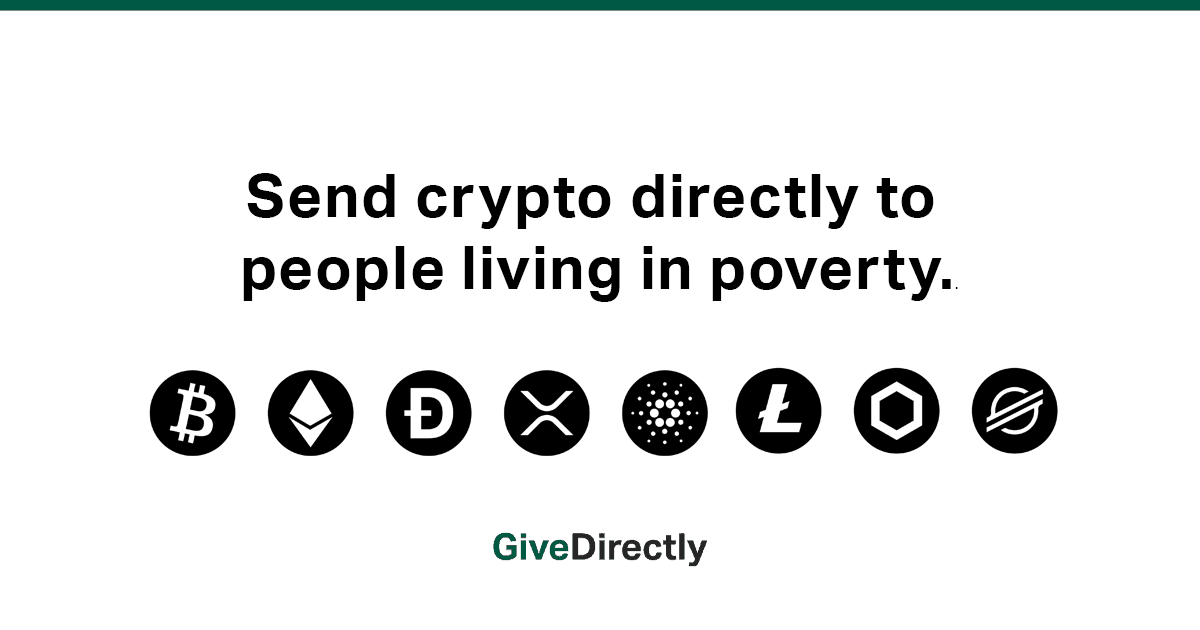 Crypto addresses | GiveDirectly