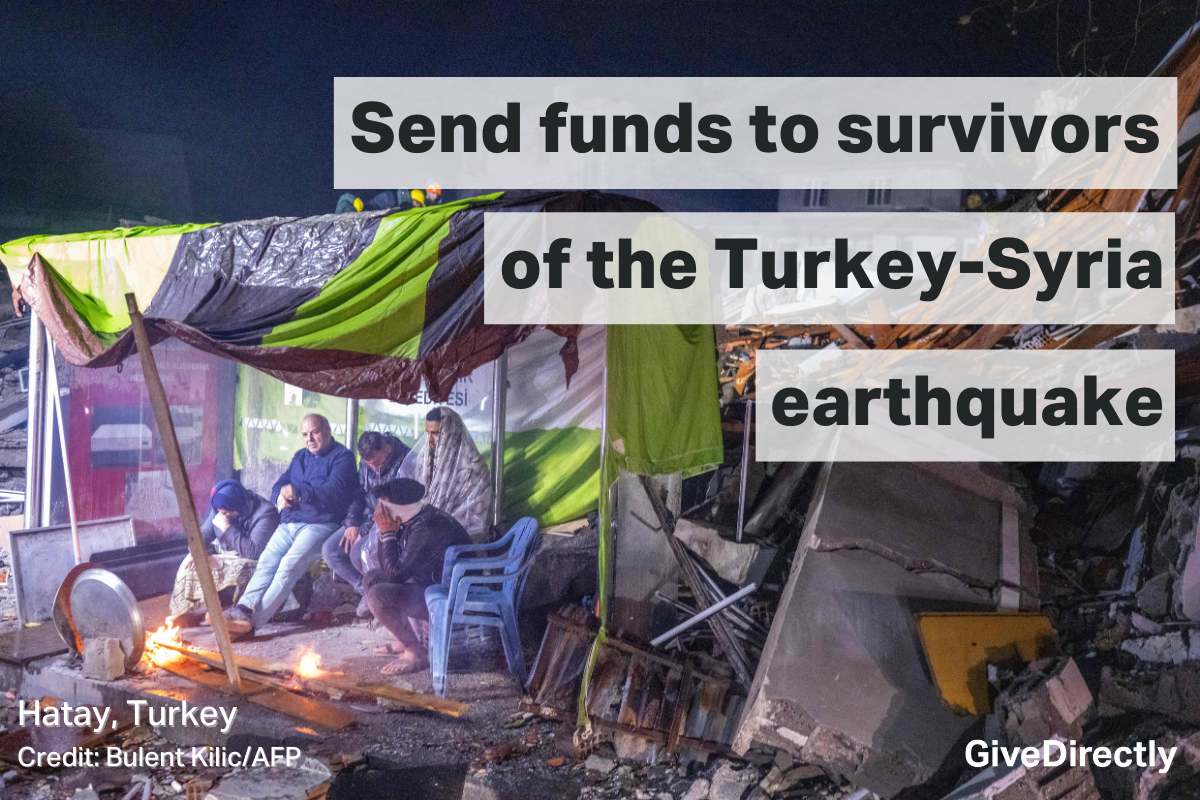 Cash Relief for Earthquake Survivors