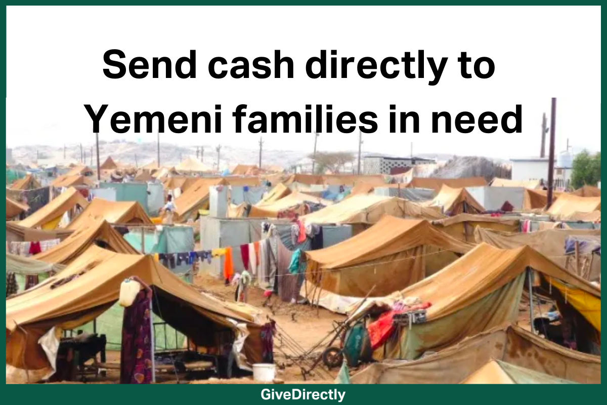 Support cash relief for food security in Yemen