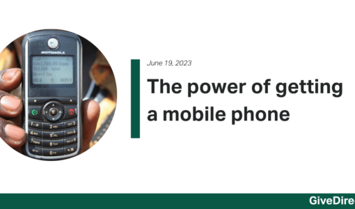 The power of a mobile phone & mobile money