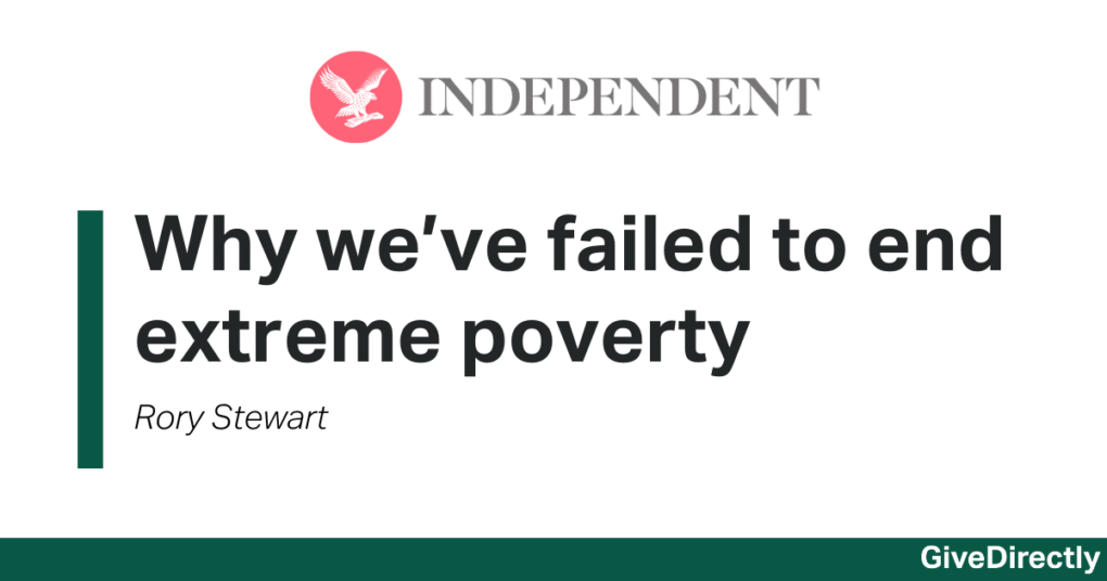 Why we’ve failed to end extreme poverty