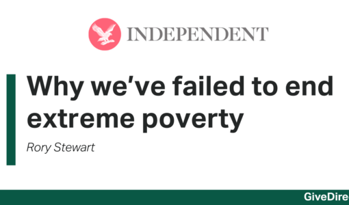 Why we’ve failed to end extreme poverty