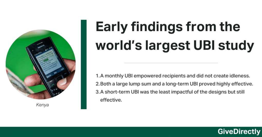 Early findings from the world’s largest UBI study