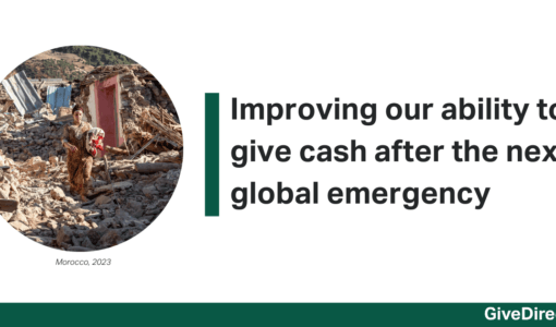 Improving our ability to give cash after the next global emergency