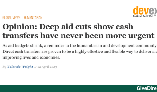 Deep aid cuts show cash transfers have never been more urgent | Devex
