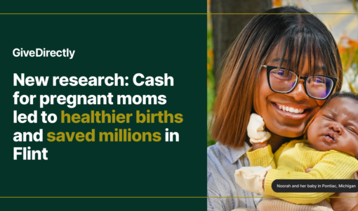 New research: Cash for pregnant moms in Flint led to healthier births and millions in healthcare savings