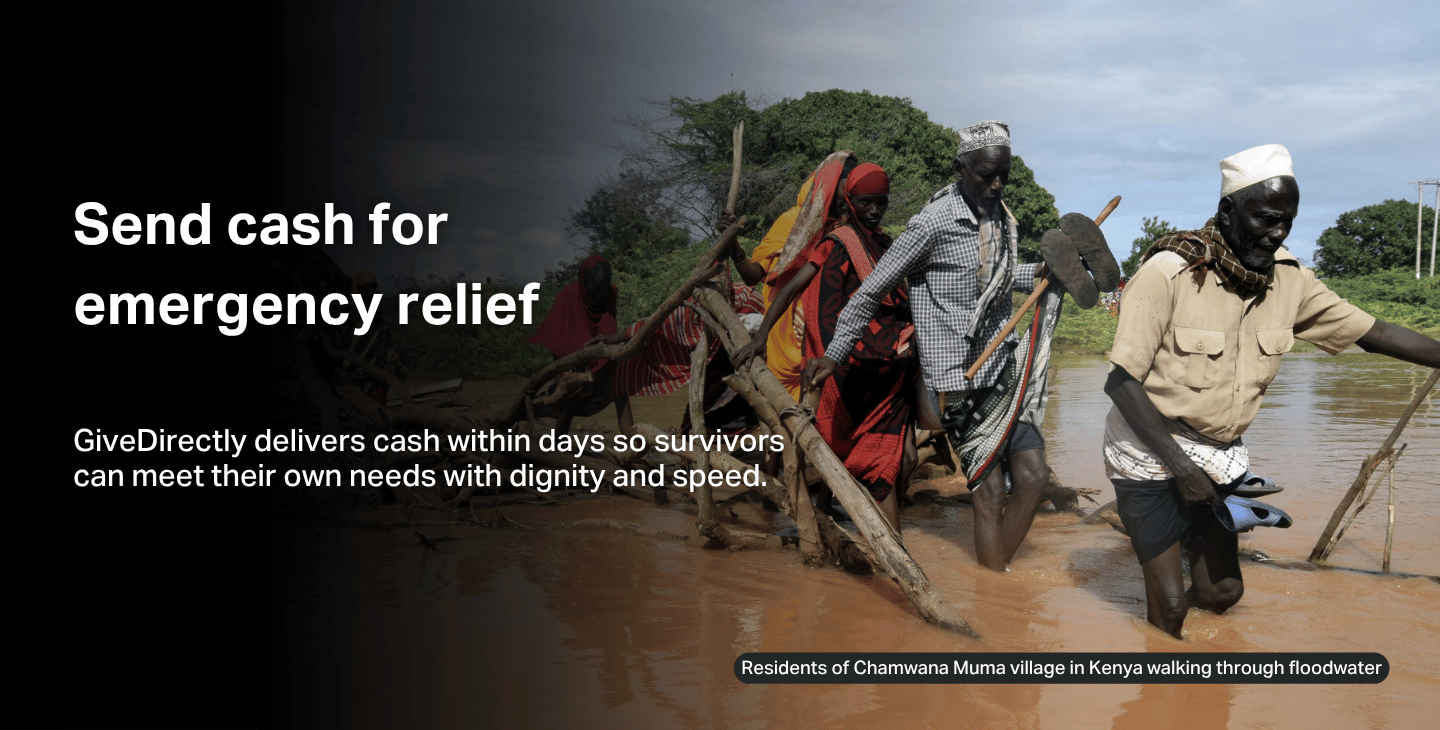 Emergency Relief | GiveDirectly
