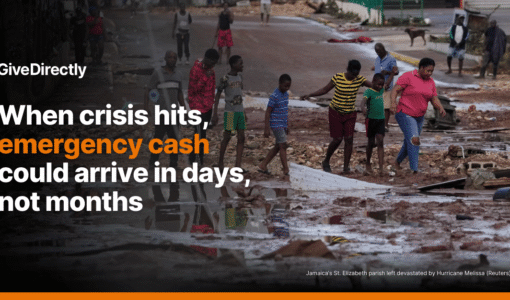 When crisis hits, emergency cash could arrive in days, not months