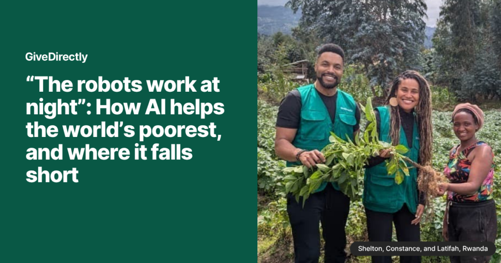 “The robots work at night”: How AI helps the world’s poorest, and where it falls short