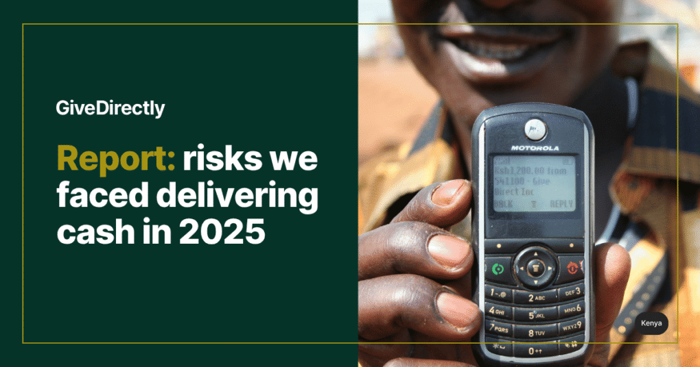 Report: risks we faced delivering cash in 2025