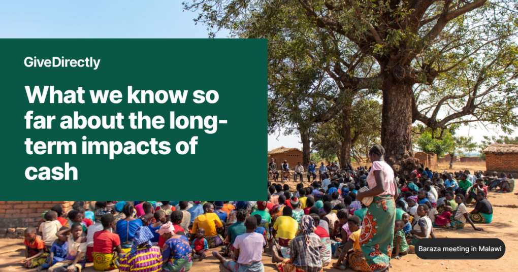 What we know so far about the long-term impacts of cash